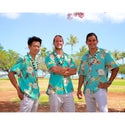 Mint Green Hawaiian Aloha Shirt - Muumuu Outlet