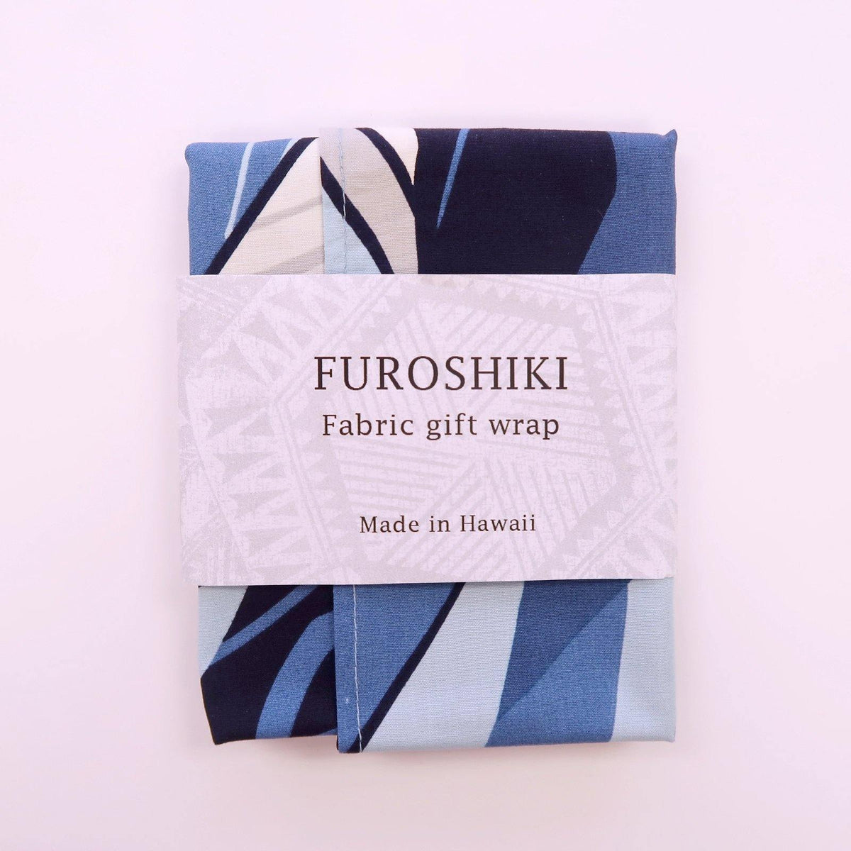 Blue Hawaiian Fabric Gift Wrap Furoshiki | Eco Wrapping Cloth Small - Muumuu Outlet