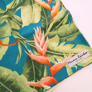 Gift Wrap Furoshiki | Eco Wrapping Cloth Birds of Paradise Floral Print | Small - Muumuu Outlet