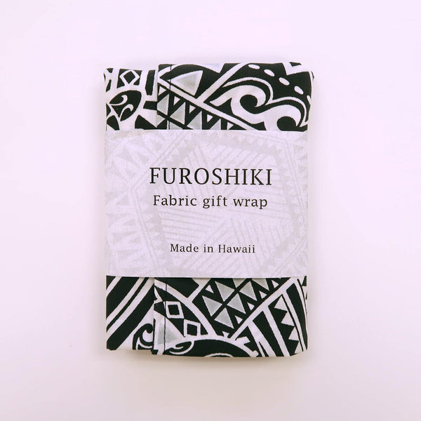 Blue Hawaiian Fabric Gift Wrap Furoshiki | Eco Wrapping Cloth Small - Muumuu Outlet