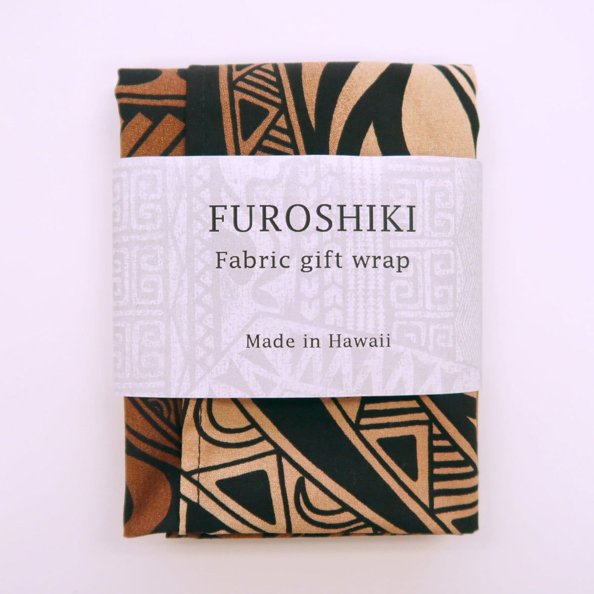 Ombre Tapa Polynesian Print Fabric Gift Wrap | Eco Wrapping Cloth & Bandanna| SMALL - Muumuu Outlet