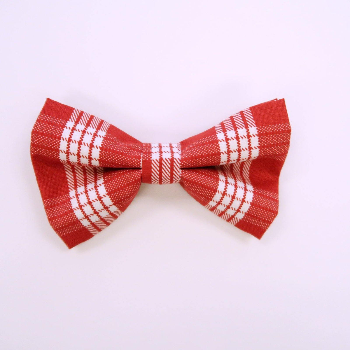 Blue Palaka Plaid Print Dog's Bow Tie - Muumuu Outlet