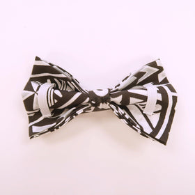 Black Tapa Dog's Bow Tie - Muumuu Outlet