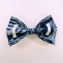 Navy Tapa Dog's Bow Tie - Muumuu Outlet