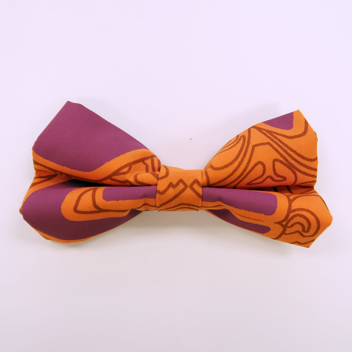 Dog's Bow Tie | Orange Tahitian | Pet Fashion - Muumuu Outlet