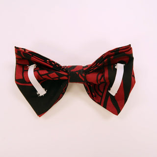 Red Tapa Print Dog's Bow Tie - Muumuu Outlet