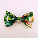 Hibiscus Floral Print Dog's Bow Tie | Pet Fashion - Muumuu Outlet