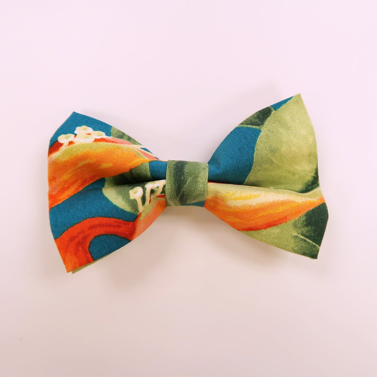 Hawaiian Floral Print Dog's Bow Tie | Pet Fashion - Muumuu Outlet