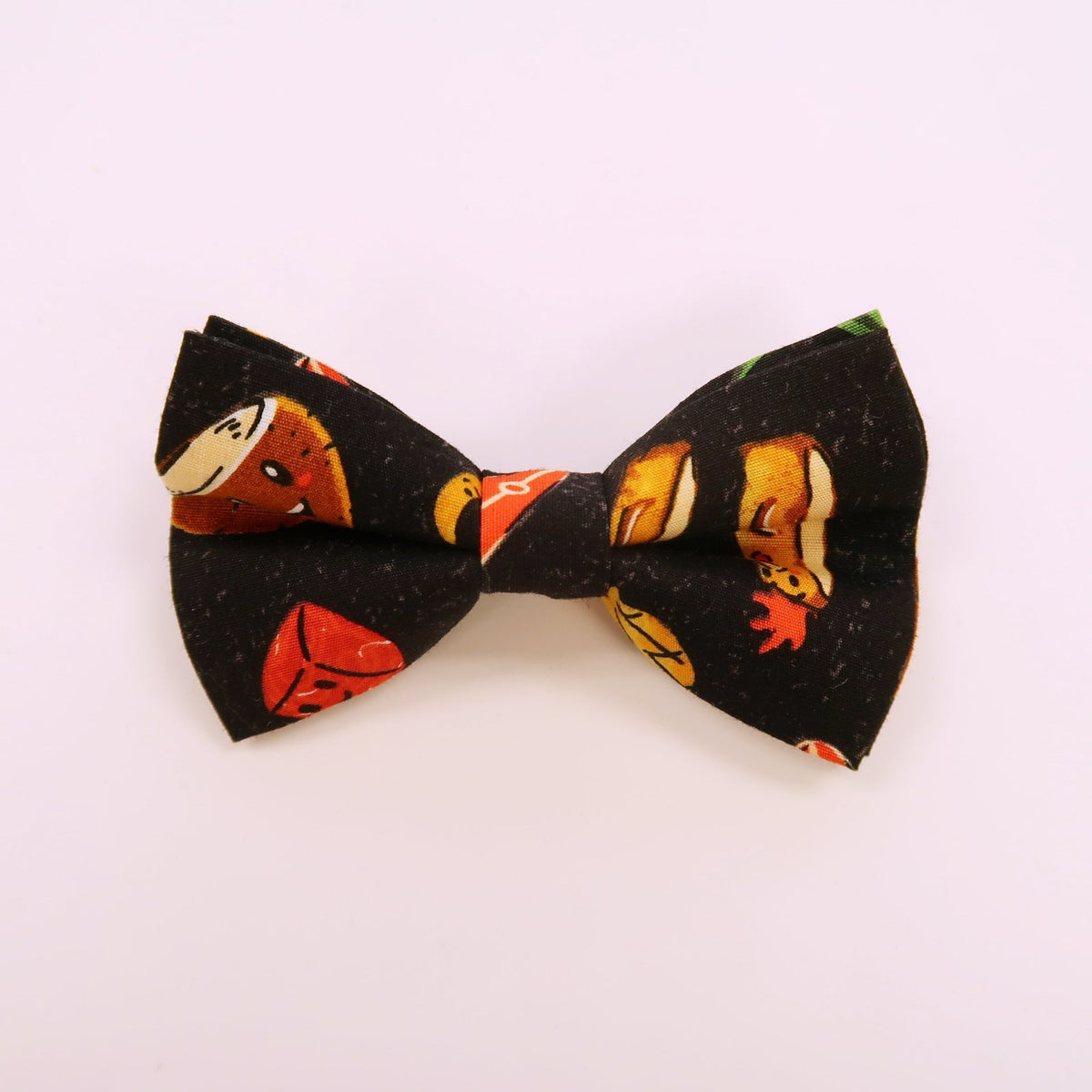 Fun Hawaiian Food Print Dog Bow Tie - Muumuu Outlet