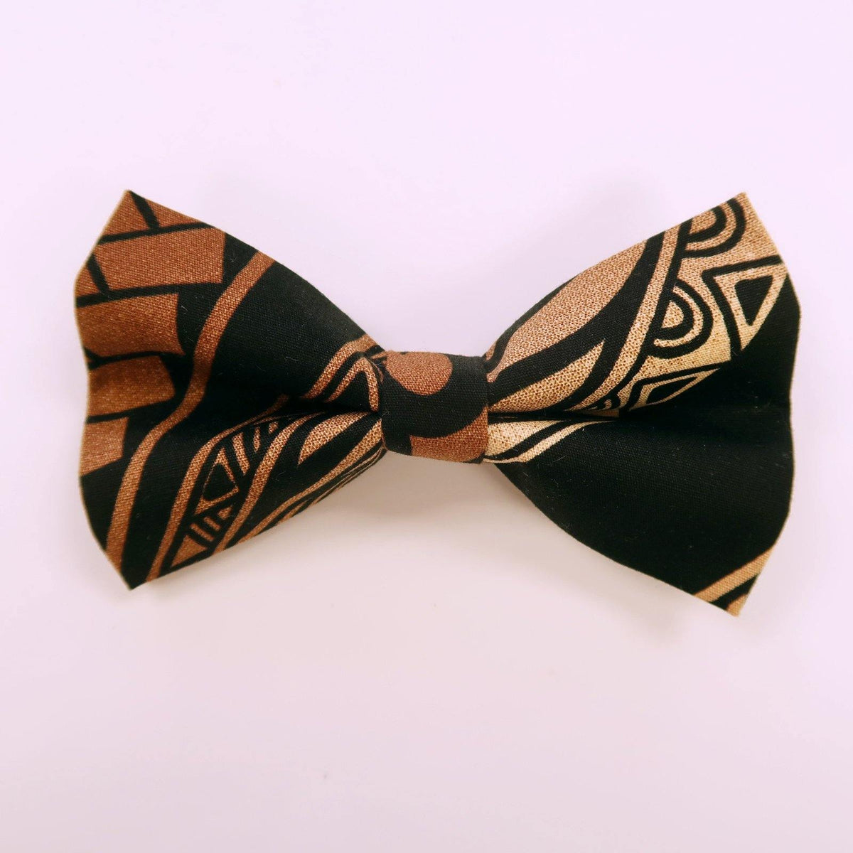 Brown Tapa Print Dog's Party Tie | Pet Fashion - Muumuu Outlet