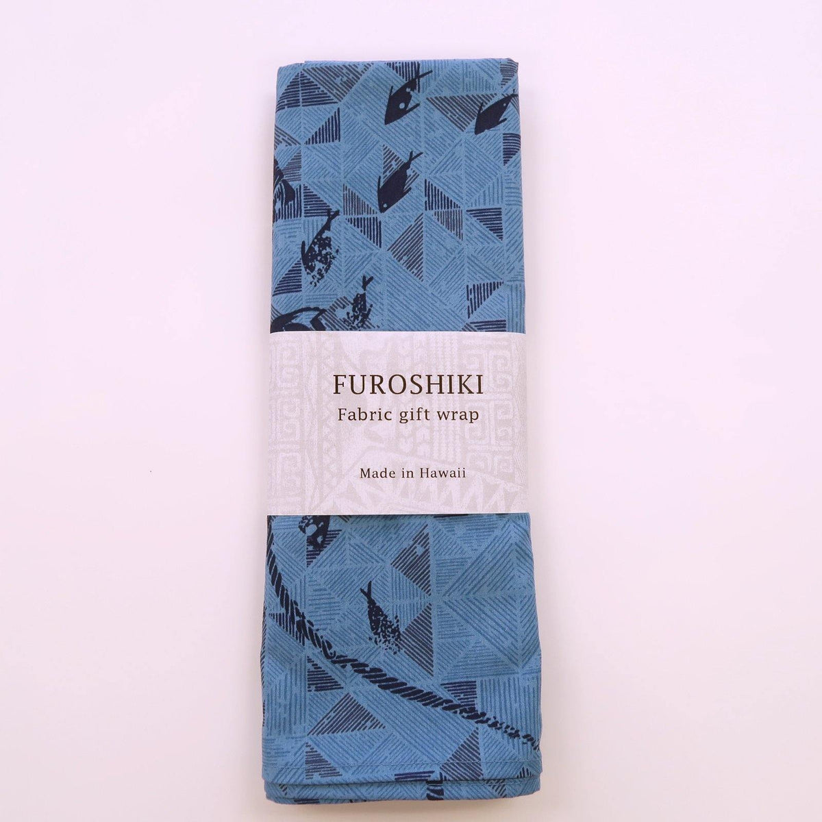 Blue Fabric Gift Wrap Furoshiki | Eco Wrapping Cloth LARGE - Muumuu Outlet