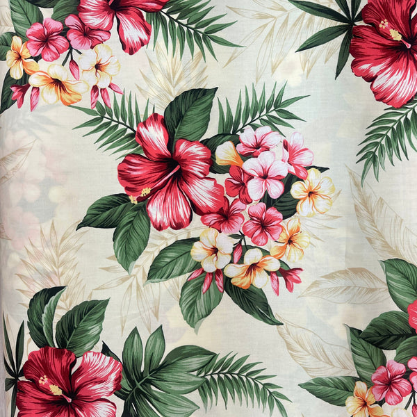 Vintage Hibiscus Print