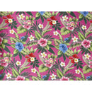 Small Hibiscus Print Cotton Hawaiian Fabric | Pink - Muumuu Outlet