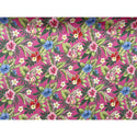 Small Hibiscus Print Cotton Hawaiian Fabric | Pink - Muumuu Outlet