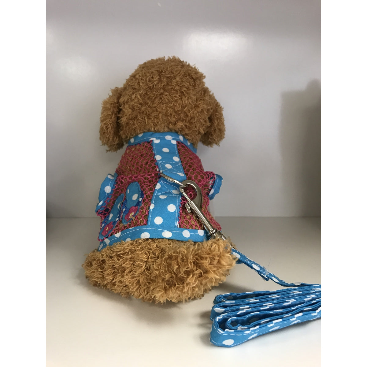 Dog Harness | Hibiscus Sandal | Blue & Pink - Muumuu Outlet