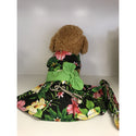 Hawaiian Dress for Dog | Black Floral Dress - Muumuu Outlet
