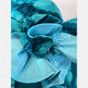 ブルーハーフスリーブハワイアンドレス|青いバラ