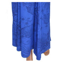 Royal Blue Elegant Long Flare Dress