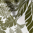 Green Pineapple & Leaves | Beige-3