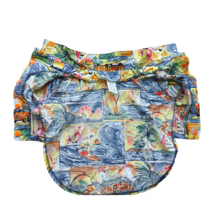 Diamond Head and Surfer Dog Hawaiian Shirts | Orange