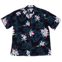 Black Orchid Floral Print Shirt | Black - Muumuu Outlet