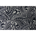 Tapa Print Beige Rayon Fabric - Muumuu Outlet