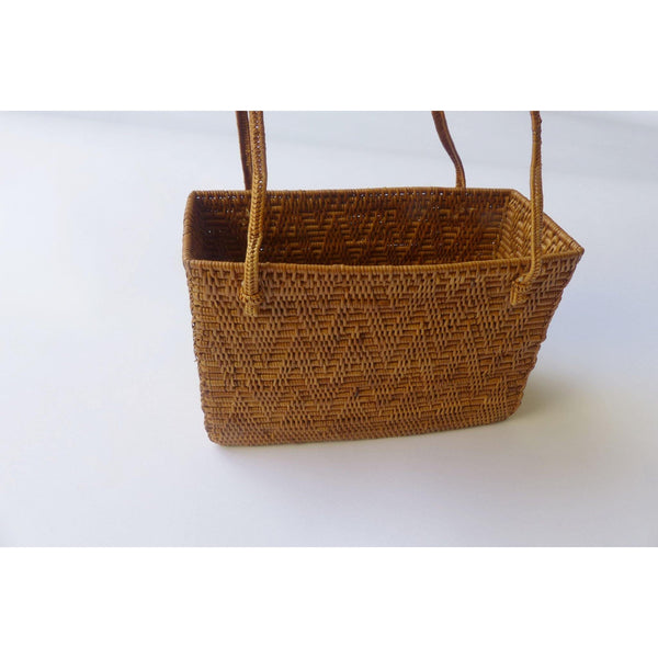 Simple Wicker Basket Bag - Muumuu Outlet
