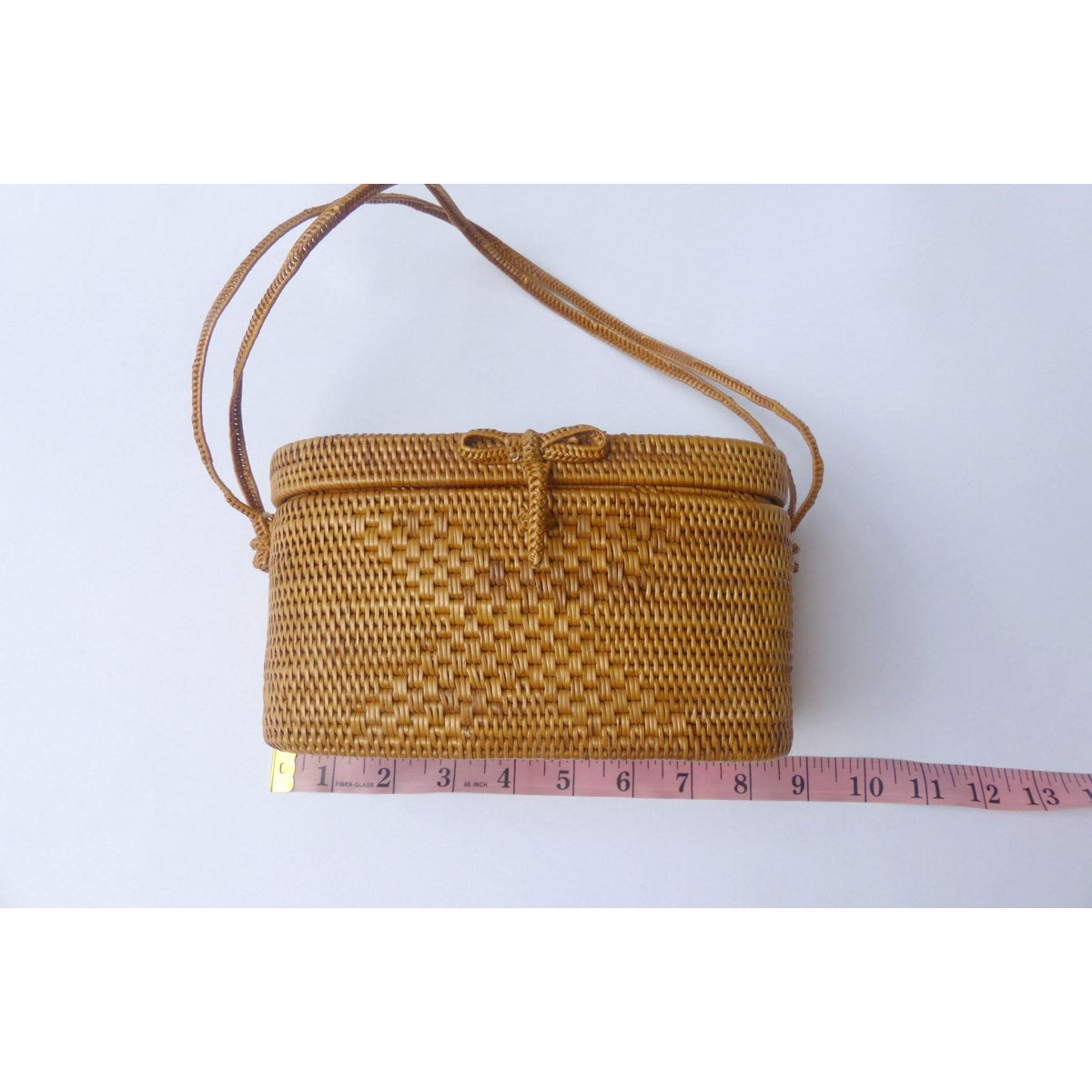 Decorated Wicker Basket Bag - Muumuu Outlet