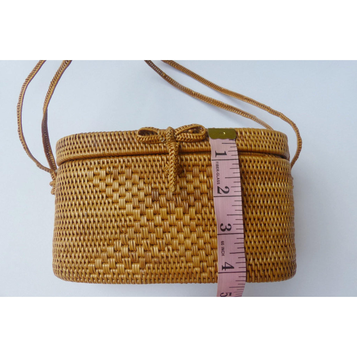 Decorated Wicker Basket Bag - Muumuu Outlet