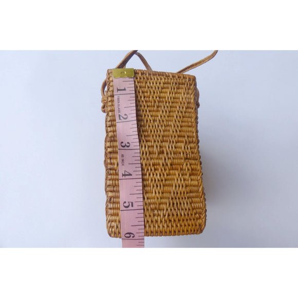 Simple Wicker Basket Bag - Muumuu Outlet