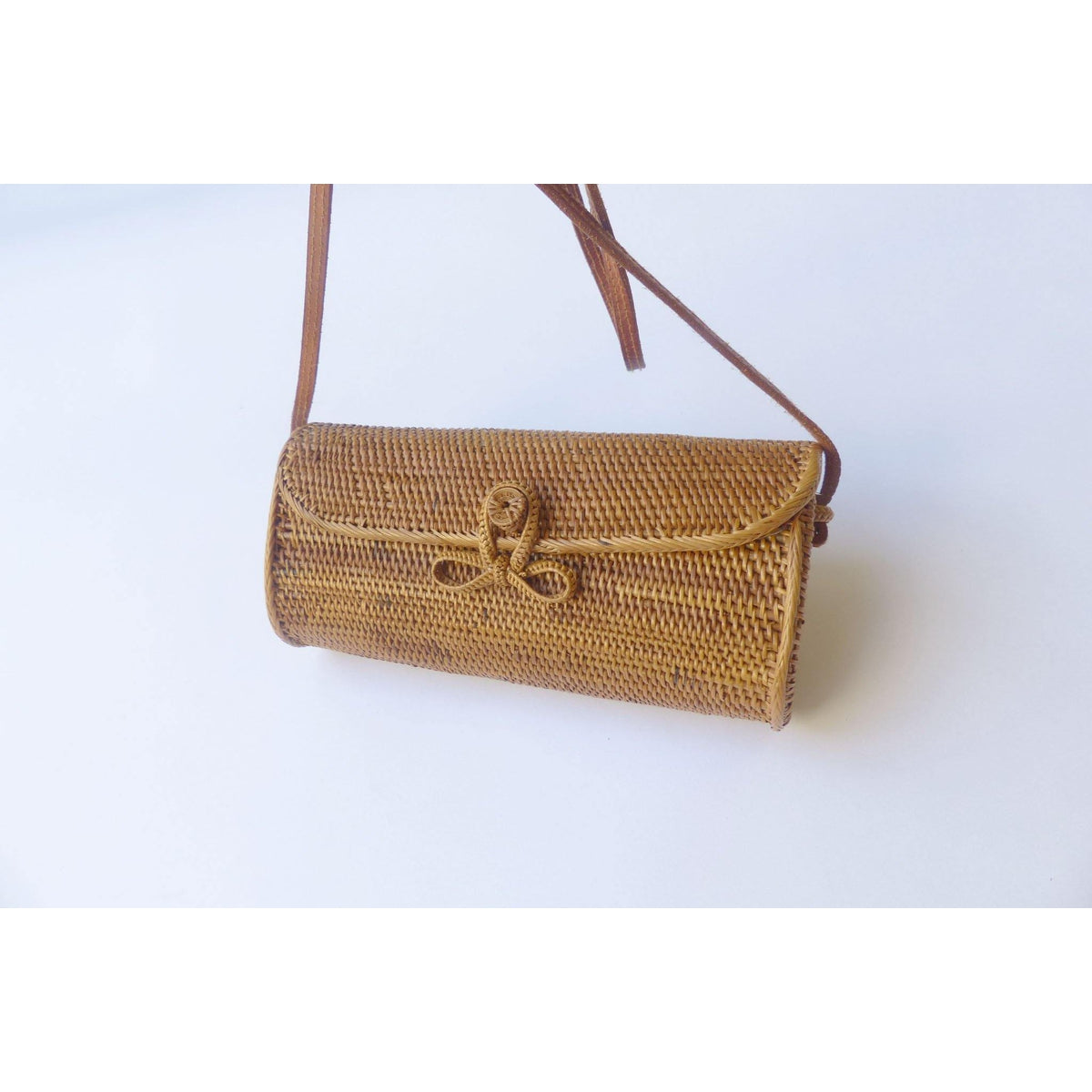 Shoulder Clutch Wicker Basket Bag - Muumuu Outlet