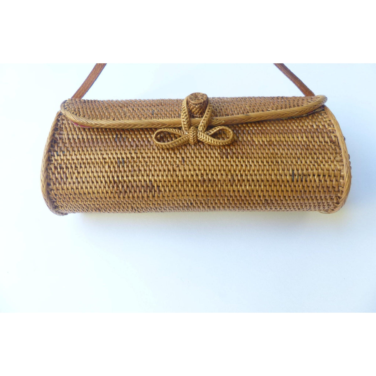 Shoulder Clutch Wicker Basket Bag - Muumuu Outlet