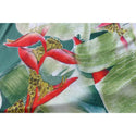 Knit Jersey Hawaiian Fabric | Green Heliconia - Muumuu Outlet