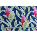 Navy Knit Jersey Hawaiian Fabric - Muumuu Outlet