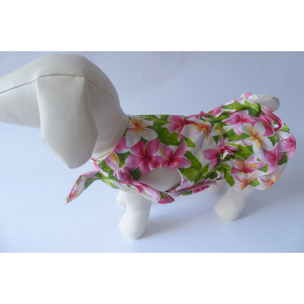 Ribbon Design Hawaiian Muumuu Dress for Dog | Shoulder Ribbon Dress - Muumuu Outlet
