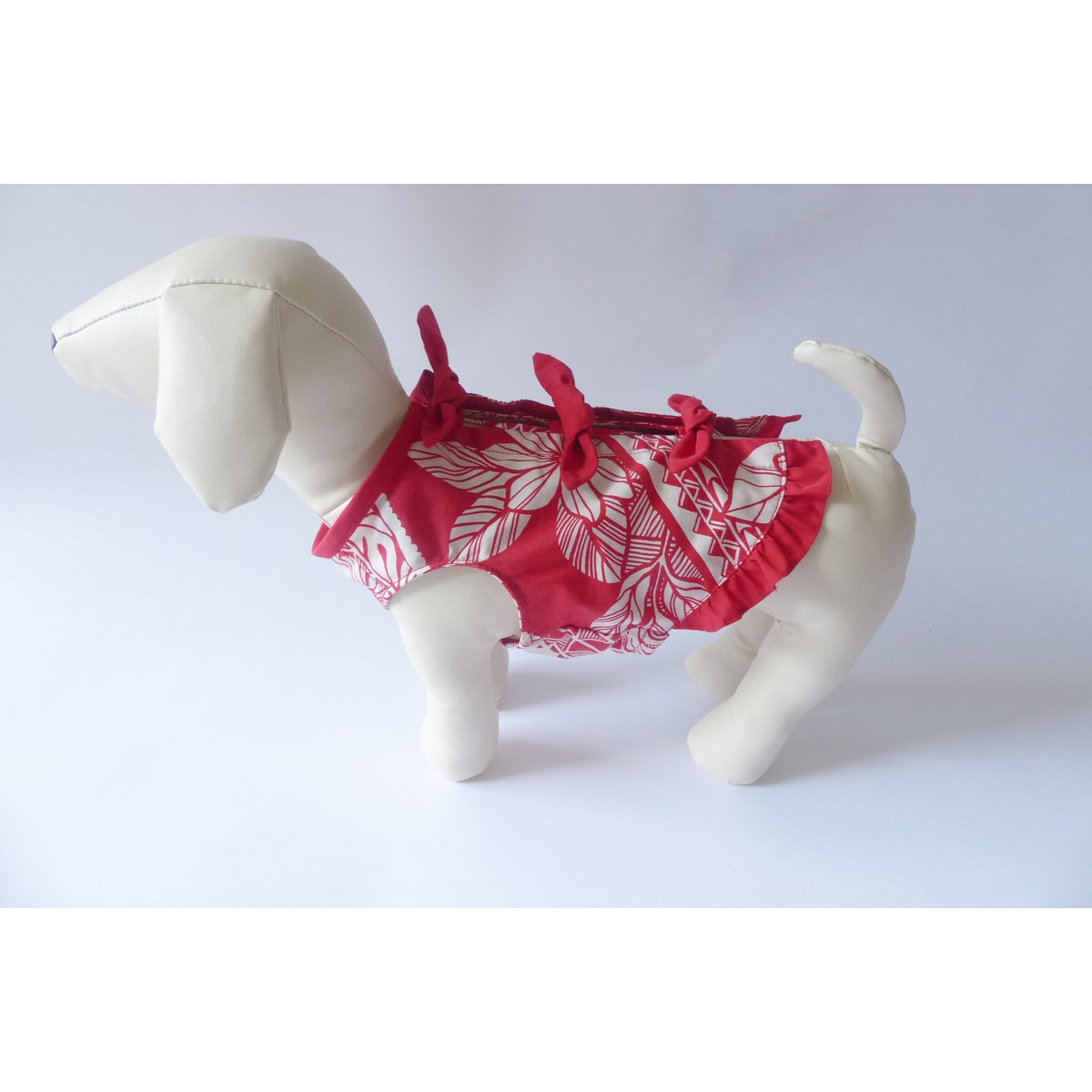 Hawaiian Muumuu Dress for Dog | 3 Ribbon Dress - Muumuu Outlet