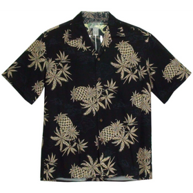 Pineapple Vintage Rayon Hawaiian Shirt