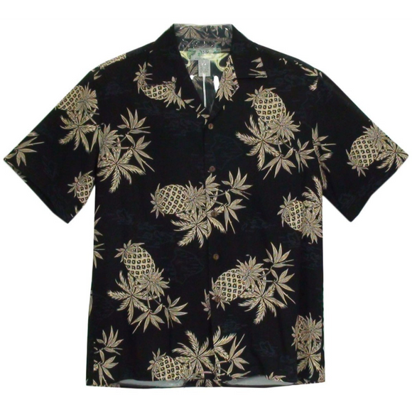 Pineapple Vintage Rayon Hawaiian Shirt