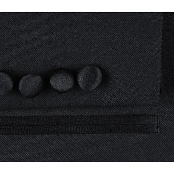 Classic Fit Black Tuxedo Jacket and Pant 2 pc Set