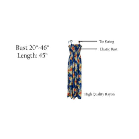 Tube Top Free Size Pink Orchid Beach Dress, Pastel Pink - 0