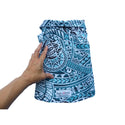 Polynesian Tapa and Turtle Print Hawaiian Shirts for Dog | Red, Blue, Green, Brown