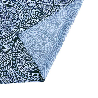 Grey Tapa Print Gift Wrapping Fabrics