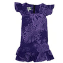Purple Girl's Hawaiian Dress