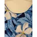 Plumeria Blue Long Dress 2701-3