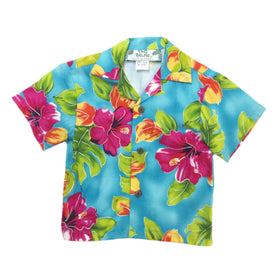Tropical Print Boy's Shirts