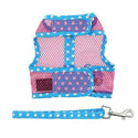Dog Harness | Hibiscus Sandal | Blue & Pink - Muumuu Outlet