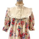 Red and Blue Tulip Prints White Muumuu 8221-8