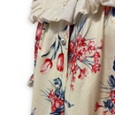 Red and Blue Tulip Prints White Muumuu 8221-6