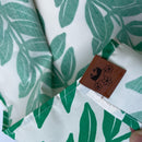 Red Purple Monstera and Floral Print Vintage Print Fashion Brand Fabric Wrapping-5