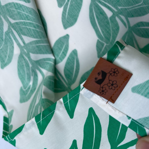 Red Purple Monstera and Floral Print Vintage Print Fashion Brand Fabric Wrapping
